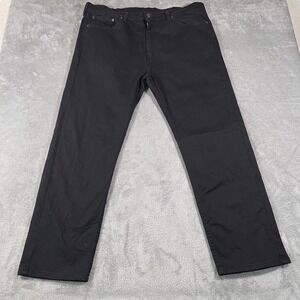 Levi's Jeans Mens 40x30 Black‎ 505 Straight Leg Regular Fit Denim